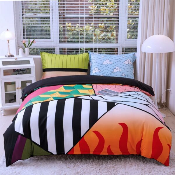 3 Piece Cute Anime Bedding Set 1 Duvet Cover+2 Pillowcases - Compare and Shop The Best Products NOW