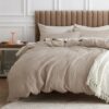 Bedsure Cotton Duvet Cover Queen - 100 Cotton Waffle Weave - Compare and Shop The Best Products NOW