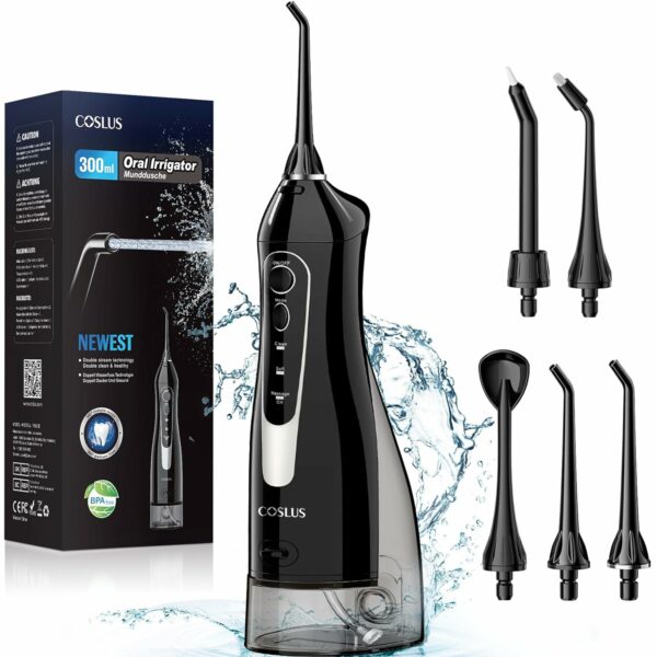 COSLUS Water Dental Flosser Teeth Pick Portable Cordless Or - Compare and Shop The Best Products NOW