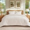 EVERGRACE Luxury Velvet Quilt Set King Size Diamond Quilted - Compare and Shop The Best Products NOW