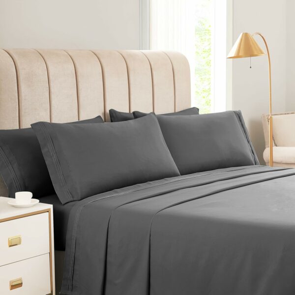 KKN Queen Sheets Set-6 Piece Bedding Sheets Pillowcases-Lu - Compare and Shop The Best Products NOW