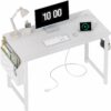 Lufeiya 39 inch White Computer Desk with Power Outlet 40 - Compare and Shop The Best Products NOW