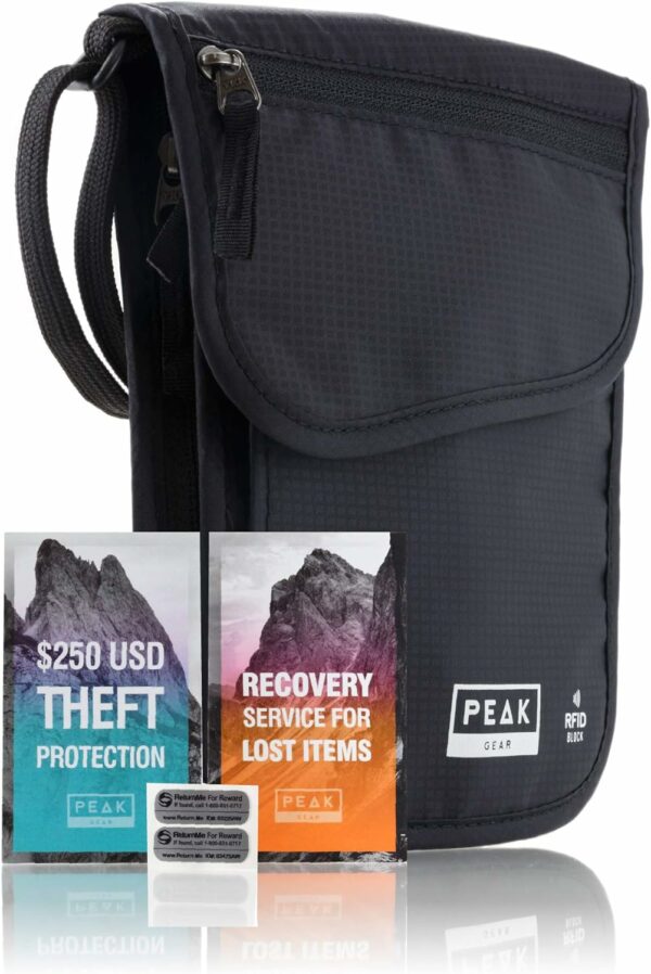 Peak Gear RFID Neck Wallet - The Original Travel Pouch - Compare and Shop The Best Products NOW
