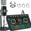 Podcast Equipment Bundle tenlamp X3 Streaming Audio Mixer I - Compare and Shop The Best Products NOW
