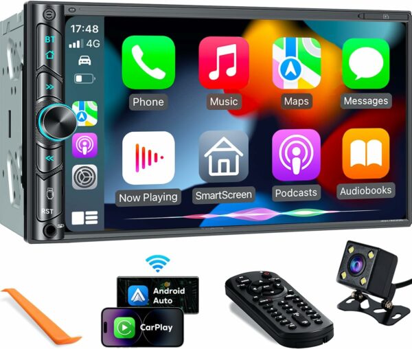 Upgrade Wireless Double Din Car Stereo with Carplay Android - Compare and Shop The Best Products NOW