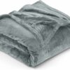 Utopia Bedding Fleece Blanket Queen Size Ash Grey 300GSM Lux - Compare and Shop The Best Products NOW