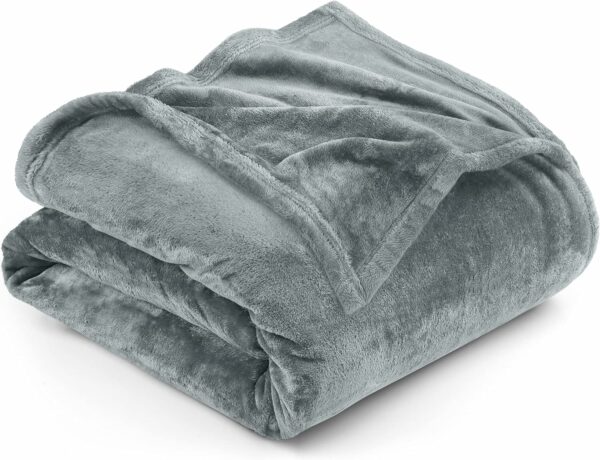 Utopia Bedding Fleece Blanket Queen Size Ash Grey 300GSM Lux - Compare and Shop The Best Products NOW