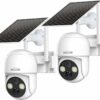 WOOLINK 2PCS 4MP Solar Security Camera Wireless Outdoor 25 - Compare and Shop The Best Products NOW