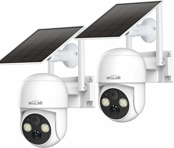 WOOLINK 2PCS 4MP Solar Security Camera Wireless Outdoor 25 - Compare and Shop The Best Products NOW