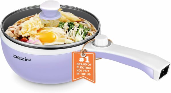 Dezin Hot Pot Electric Upgraded Non-Stick Sauté Pan Rapid - Compare and Shop The Best Products NOW