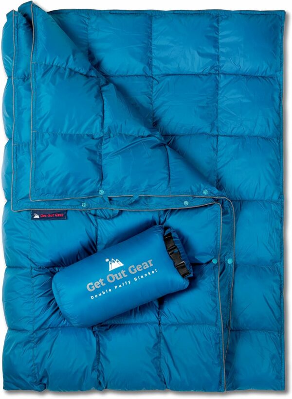 Double Puffy Camping Blanket - Extra Puffy Packable Lightw - Compare and Shop The Best Products NOW