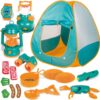 FUN LITTLE TOYS Pop Up Tent with Kids Camping Gear - Compare and Shop The Best Products NOW
