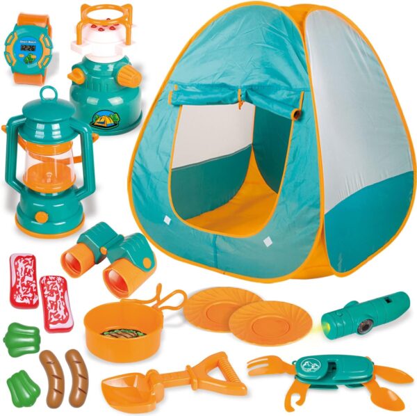 FUN LITTLE TOYS Pop Up Tent with Kids Camping Gear - Compare and Shop The Best Products NOW