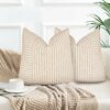 Farmhouse Pillow Covers 18x18 Modern Accent Square Throw Pi - Compare and Shop The Best Products NOW