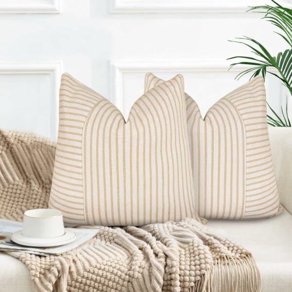 Farmhouse Pillow Covers 18x18 Modern Accent Square Throw Pi - Compare and Shop The Best Products NOW