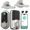 Fingerprint WiFi Smart Lock Deadbolt Hornbill Front Door Lo - Compare and Shop The Best Products NOW