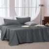 JELLYMONI Grey Sheet Set Queen Size - 4 Pieces Soft - Compare and Shop The Best Products NOW