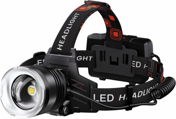 LED Rechargeable Headlamp 900000 Lumens Super Bright with 5 - Compare and Shop The Best Products NOW