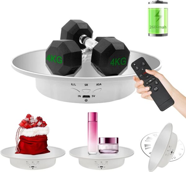 Motorized Rotating Display Stand Mirror Covered 360 Degree - Compare and Shop The Best Products NOW