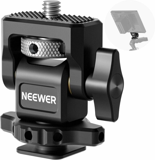 NEEWER Camera Monitor Mount with Cold Shoe 14 Screw for - Compare and Shop The Best Products NOW