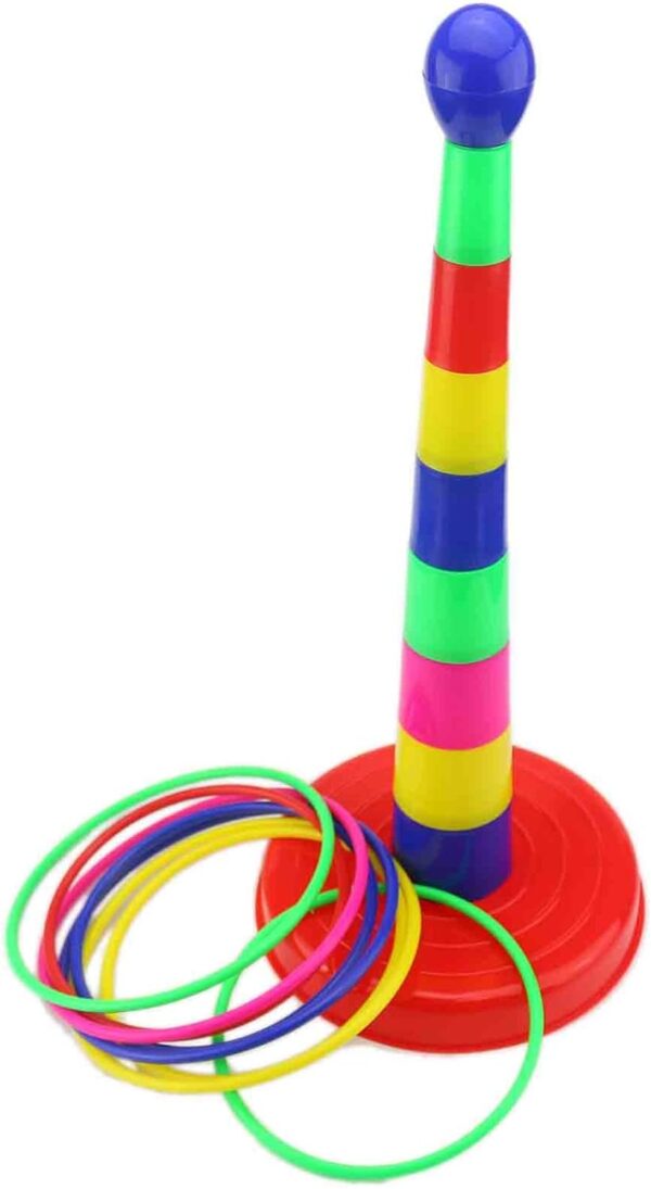 Ogrmar 18 Colorful Plastic Sport Ring Toss Game Set for - Compare and Shop The Best Products NOW