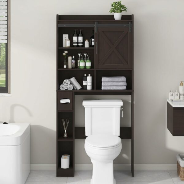 Over The Toilet Storage Cabinet Farmhouse Storage Cabinet O - Compare and Shop The Best Products NOW