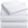 Queen Italian Prestige Collection Striped Bed Sheet Set 18 - Compare and Shop The Best Products NOW