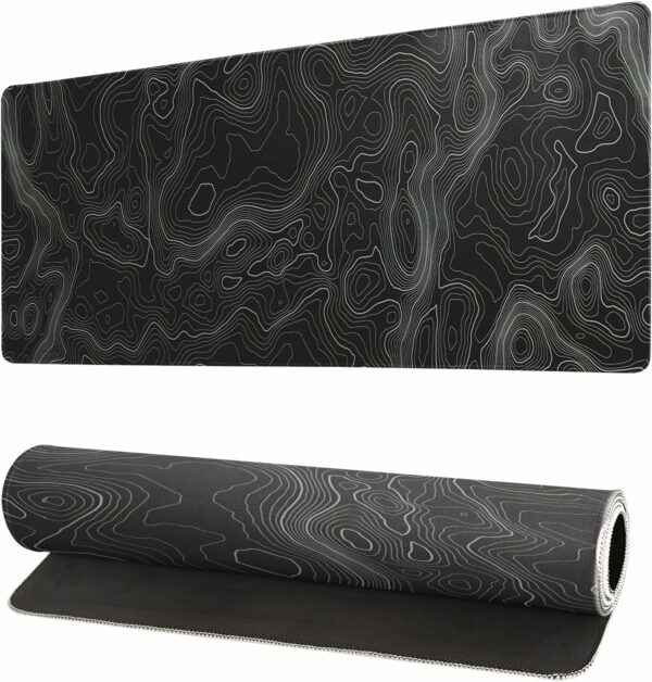 Topographic Contour Extended Big Mouse Pad LargeGaming Mous - Compare and Shop The Best Products NOW