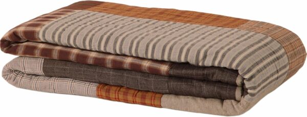 VHC Brands Rustic Lodge Farmhouse Bedding-Rory Grey Quilt - Compare and Shop The Best Products NOW