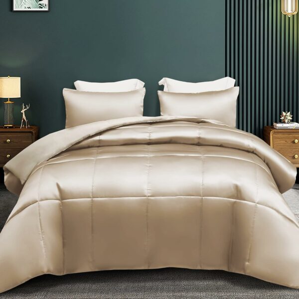 Whale Flotilla 3-Piece Reversible Queen Size Silk Comforter - Compare and Shop The Best Products NOW