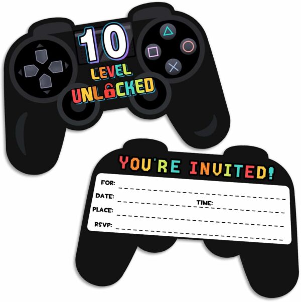 Yangmics Direct 30 Video Game Birthday Party Invitations wit - Compare and Shop The Best Products NOW