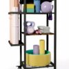 Yoga Mat Storage Rack with Wheels 3 Tier Home Gym - Compare and Shop The Best Products NOW
