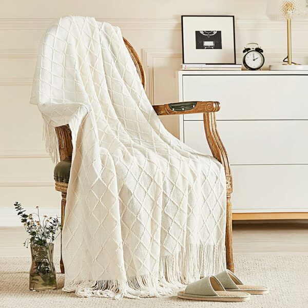 inhand Knitted Throw Blanket for Couch and Bed Soft Living - Compare and Shop The Best Products NOW